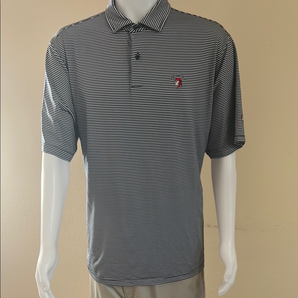 Fairway & Greene White and Blue Polo Shirt Classic Design